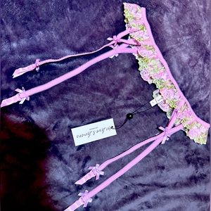 NWT For Love And Lemons Garter Belt